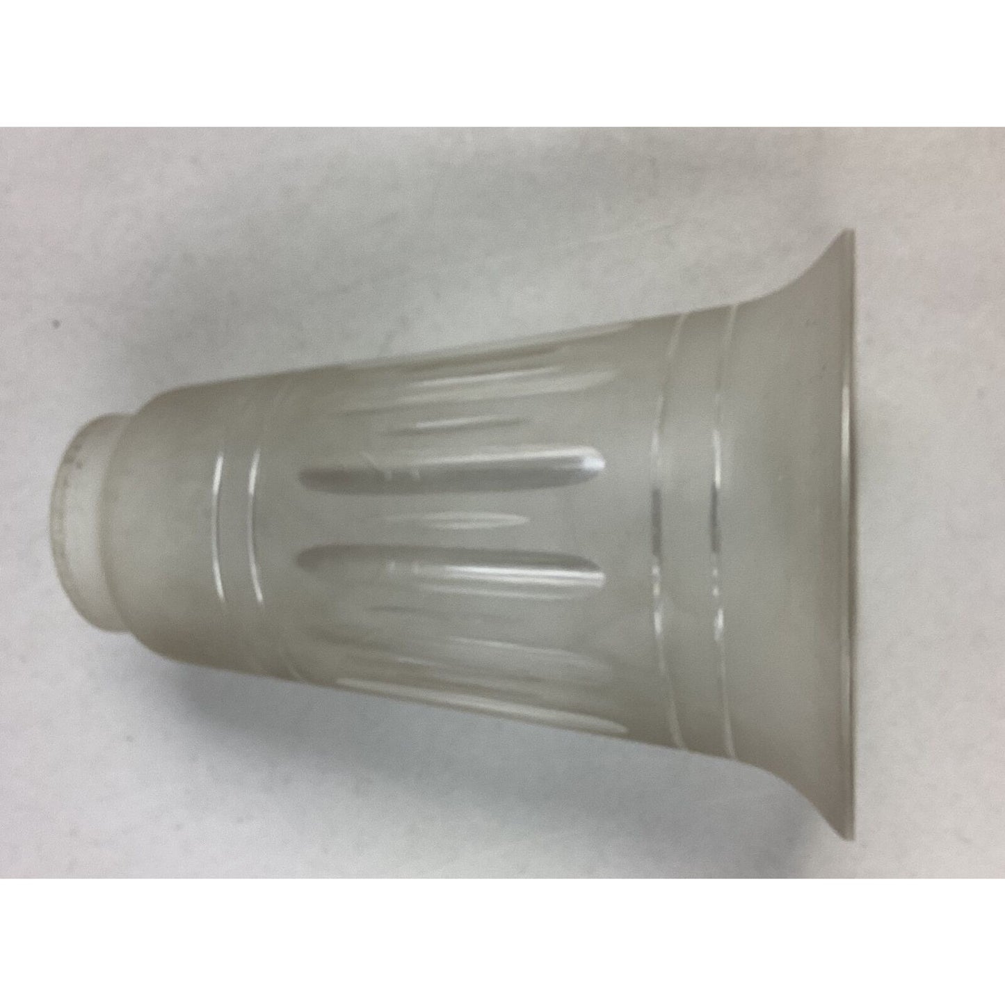 Vintage Frosted Glass Lampshade Light Cover - 5 7/8”L