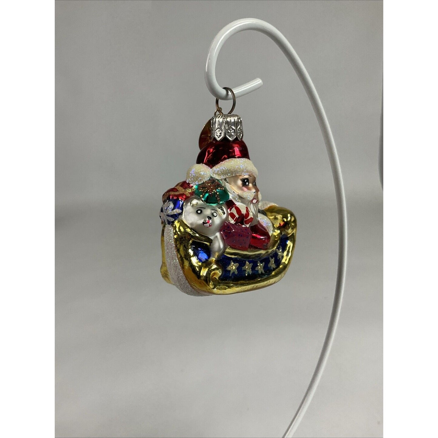 Christopher Radko “Now Dash Away Gem” Christmas Ornament