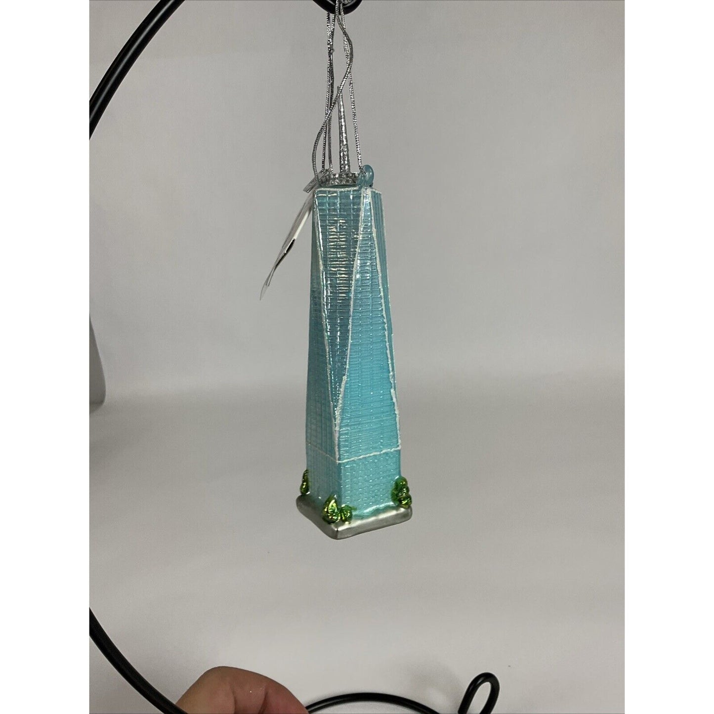 Kurt Adler Noble Gems Freedom Tower Ornament