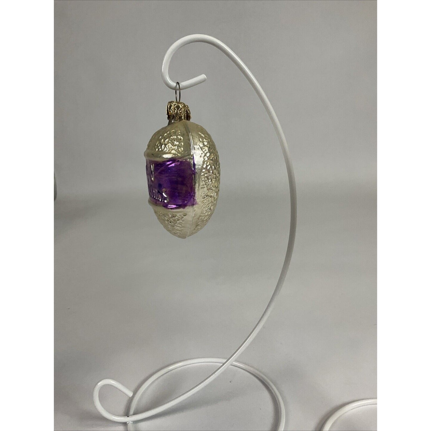 Glass Christmas Red Heart Gold Glitter + Silver Heart Merry Christmas Ornaments