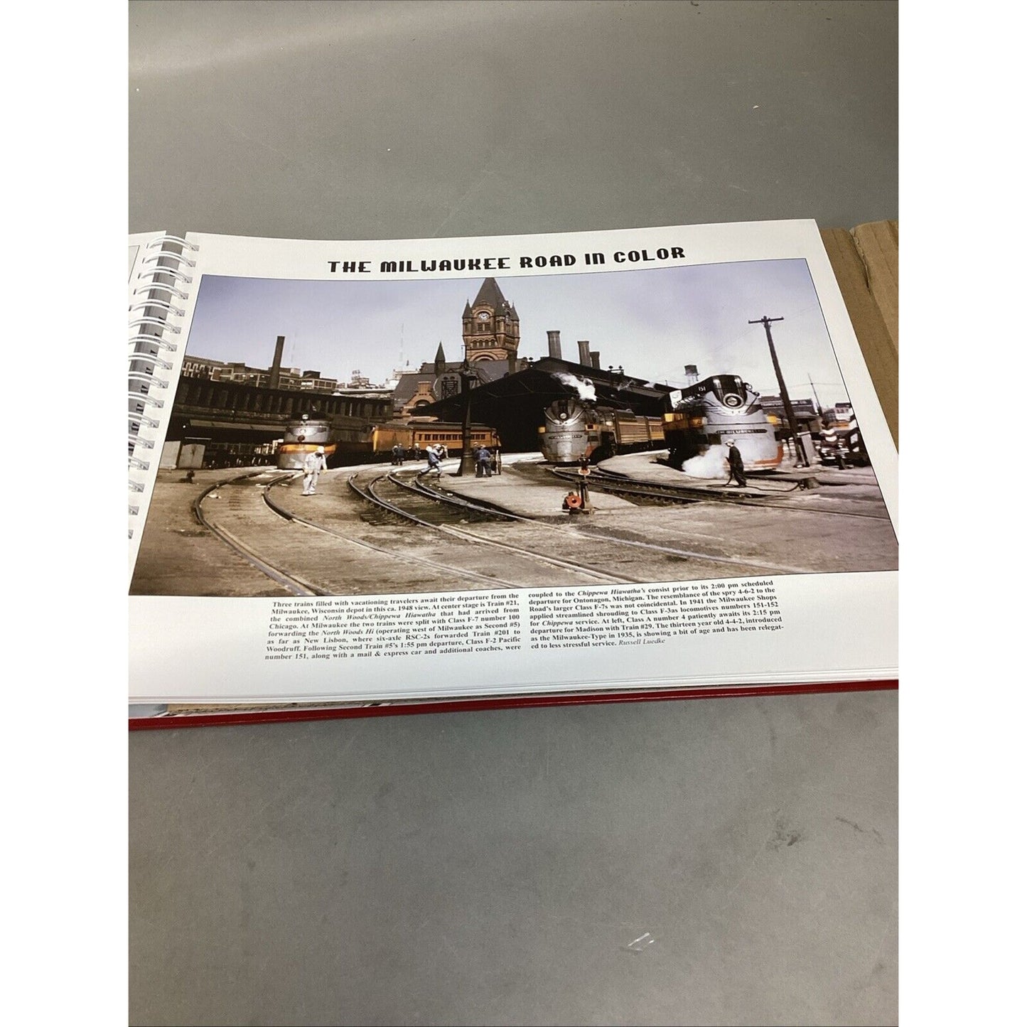 Milwaukee Shops Presents Hiawatha Nothing Faster On Rails Hardcover - 2014