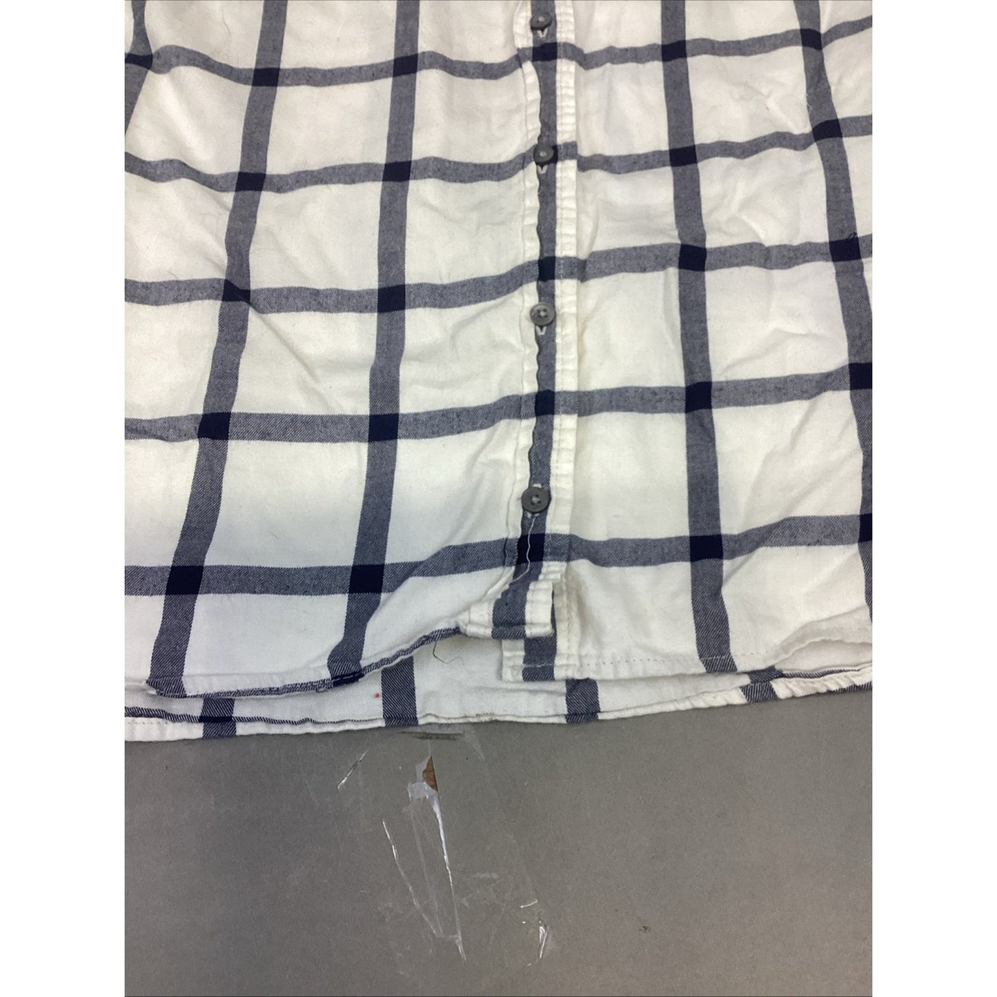J. Crew Classic Button Down White With Blue Stripes Shirt - Women’s Size 8