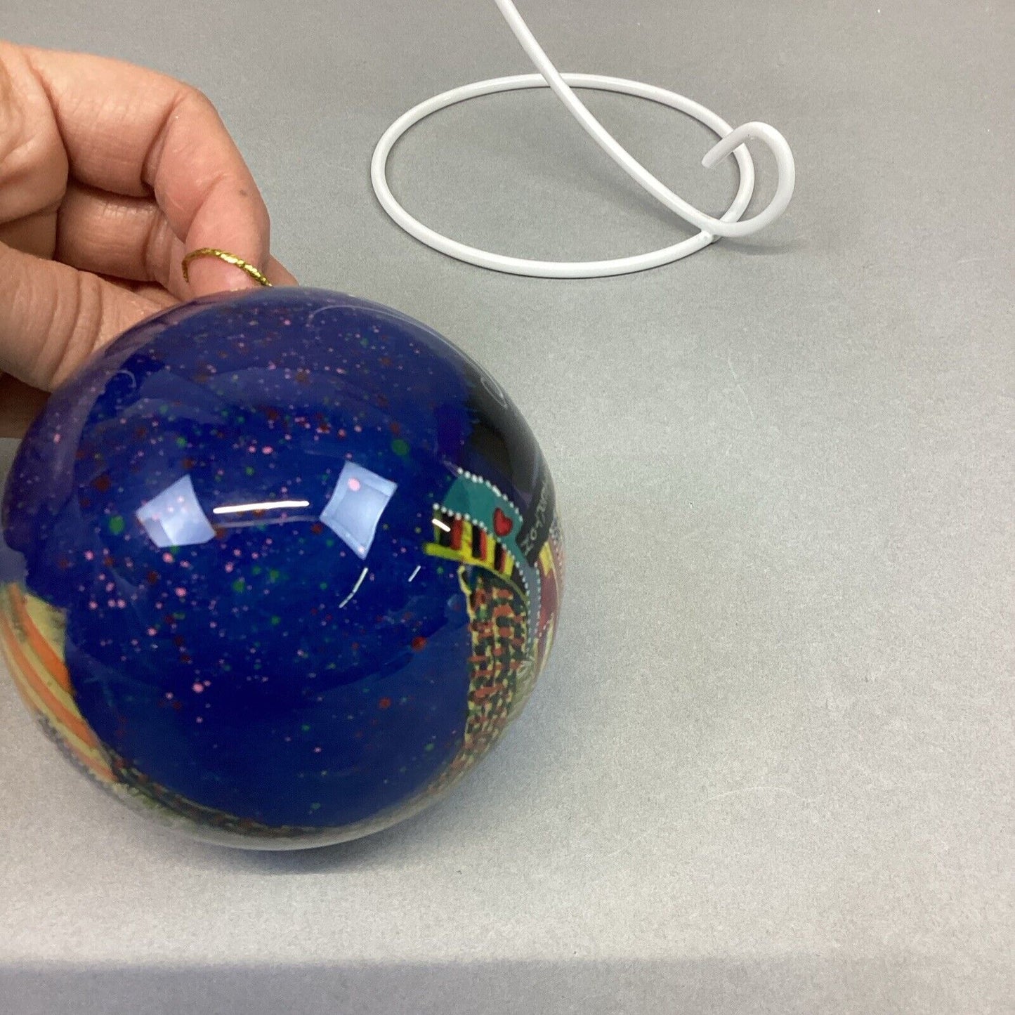 Chuck Fischer’s Christmas In The City - New York Times Square - Handpainted