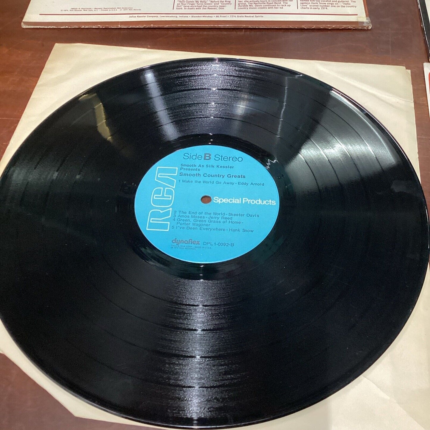 Smooth Country Greats & Galaxy Of Golden Hits LP Record
