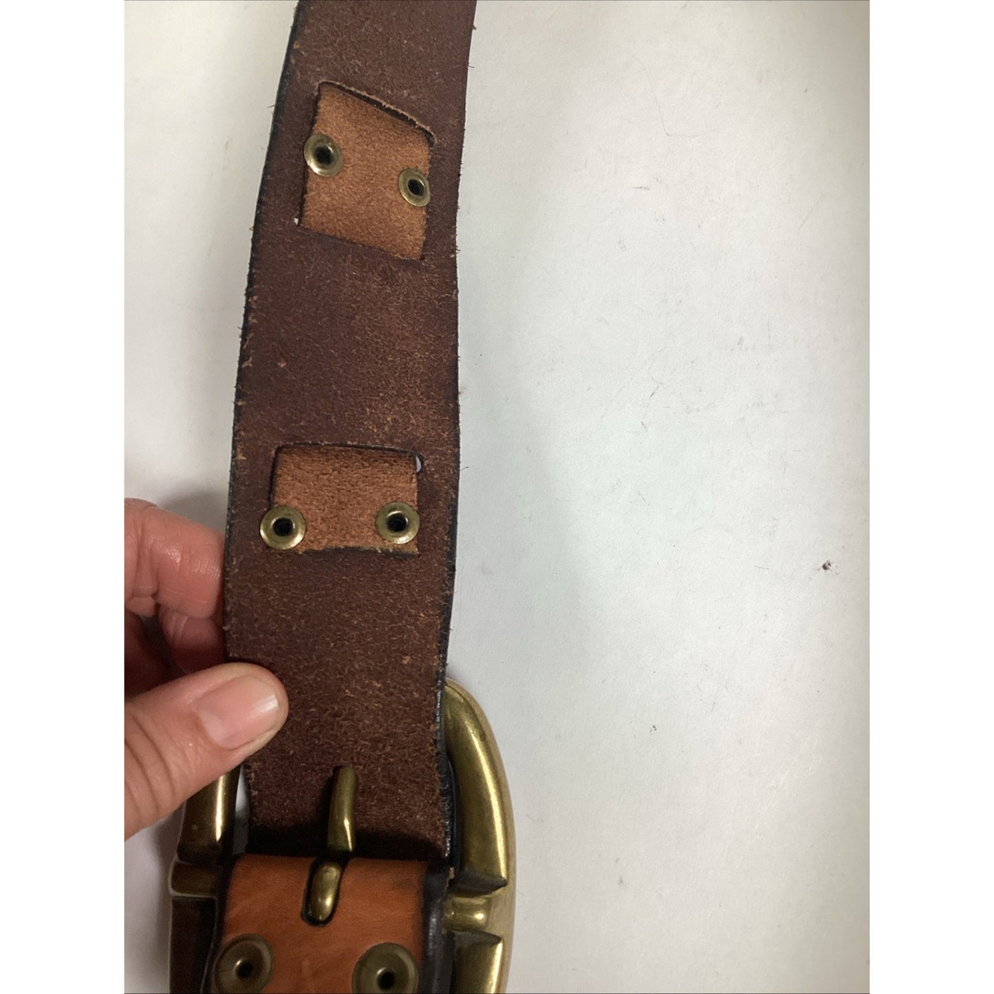 Lucky Brand Brown Leather Men’s Belt - Size 36