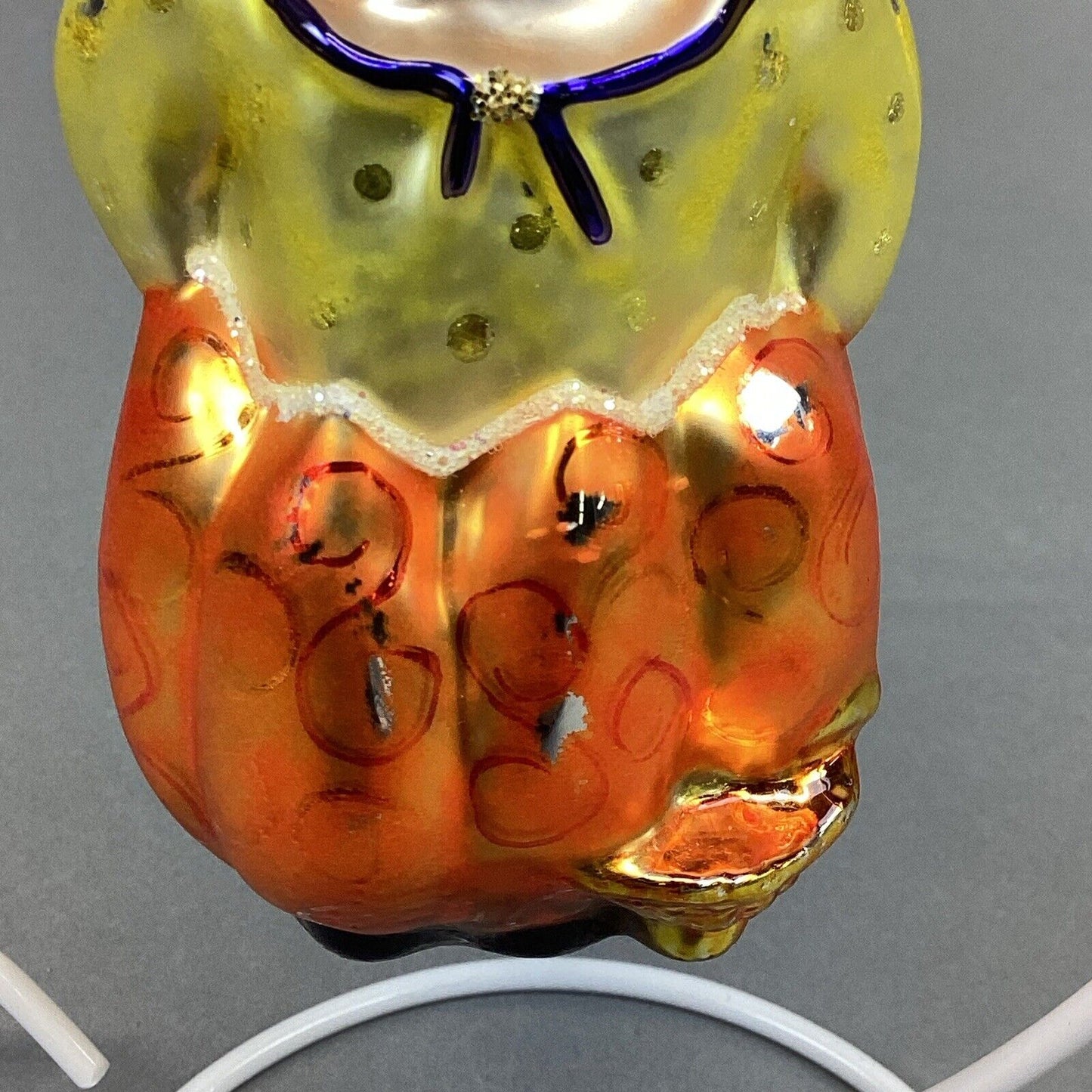 CHRISTOPHER RADKO ALADDIN GENIE W/ LAMP HAND BLOWN GLASS CHRISTMAS ORNAMENT 5.5”