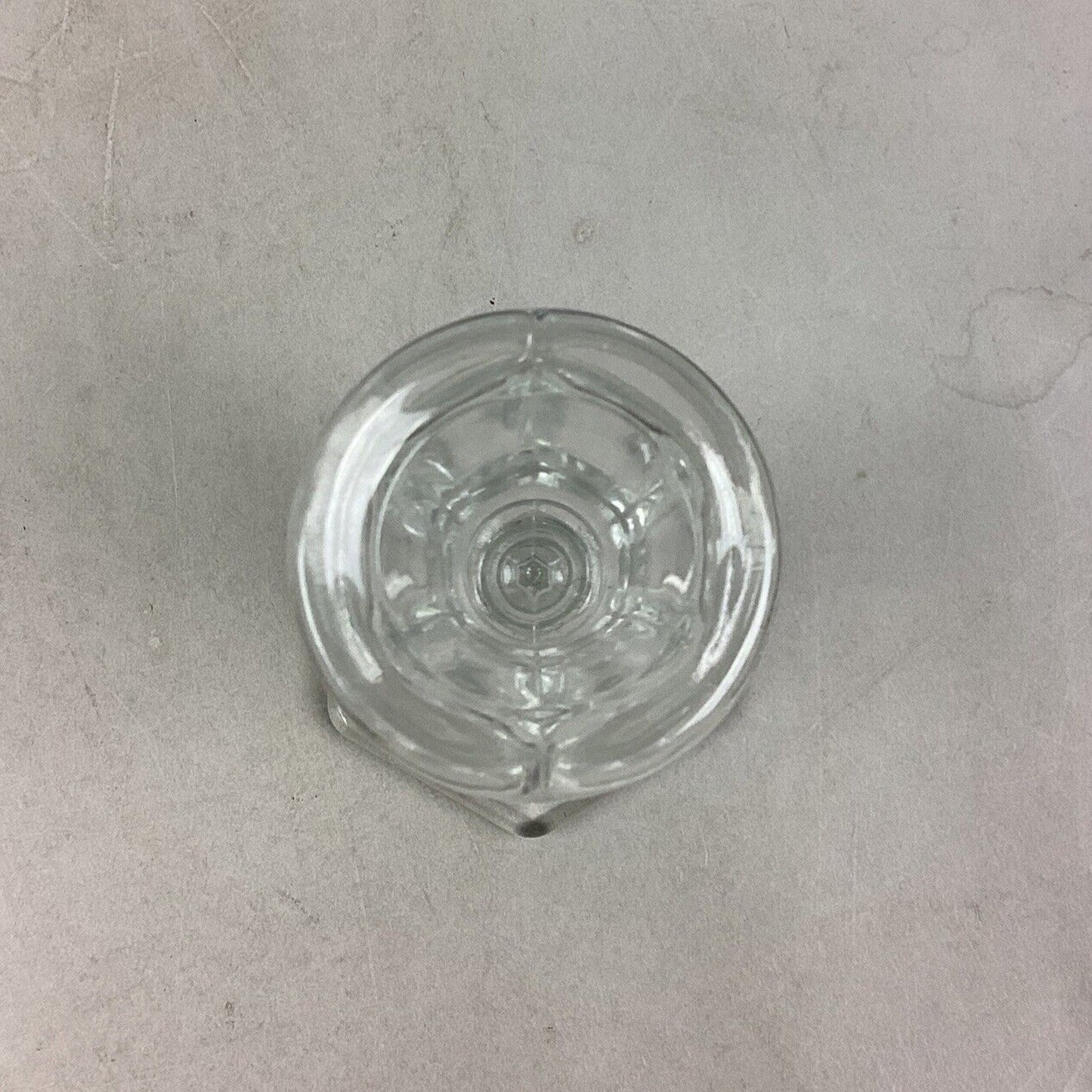 Set Of 2 Glass Candlestick Holders - 7.5”H