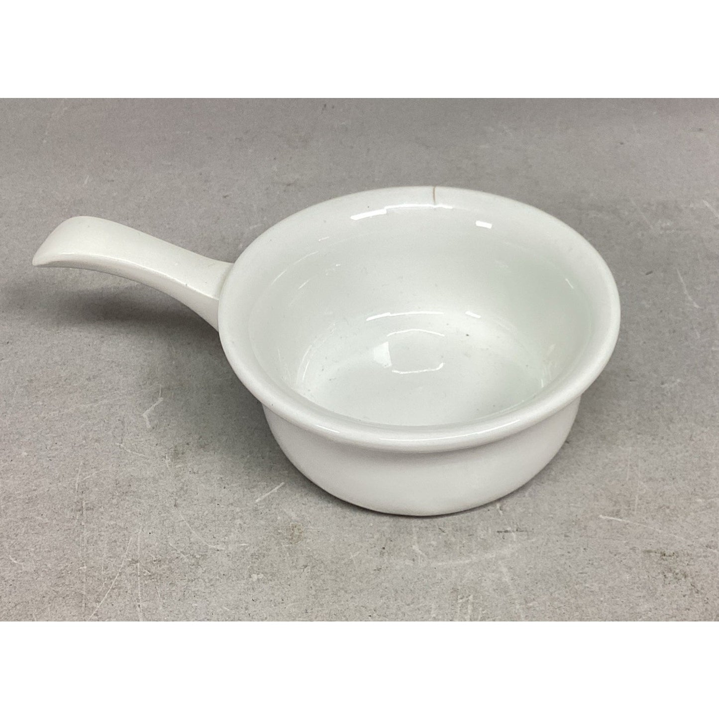 Vintage Pillivuyt Handheld Ceramic Soup Bowl #733 - Made In France