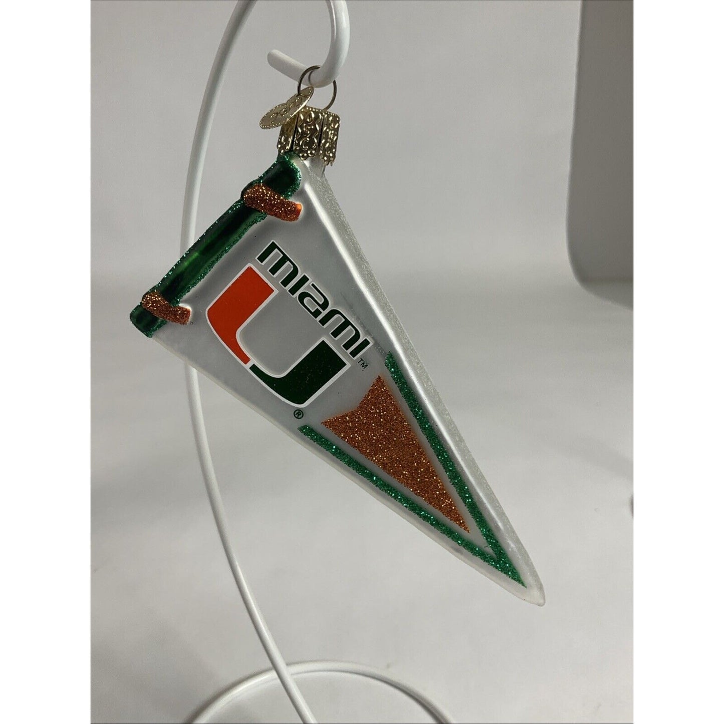 New York Yankees Stadium + Miami University Banner Chrismas Ornaments