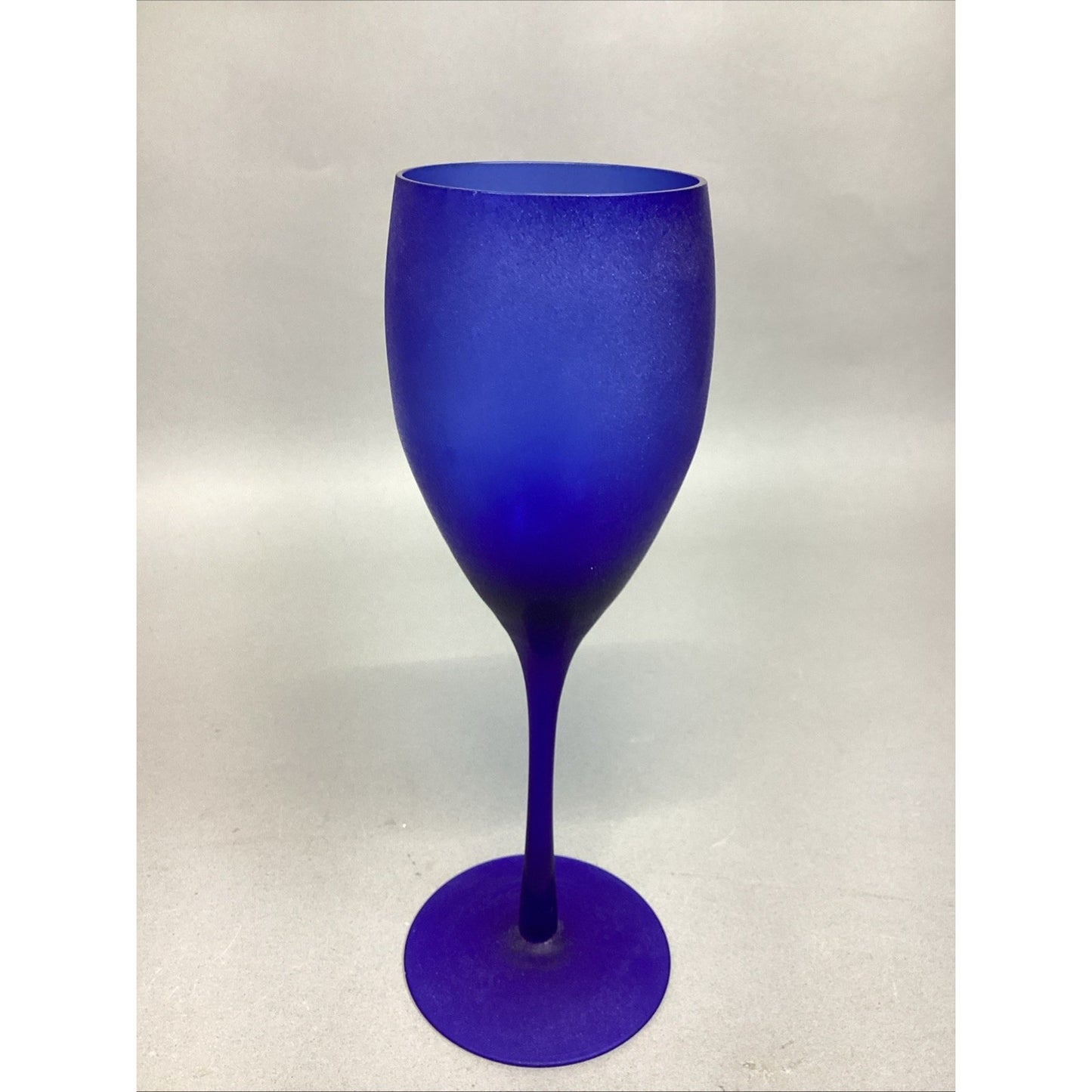 Vintage Set of 2 Cobalt Blue Champagne Glasses