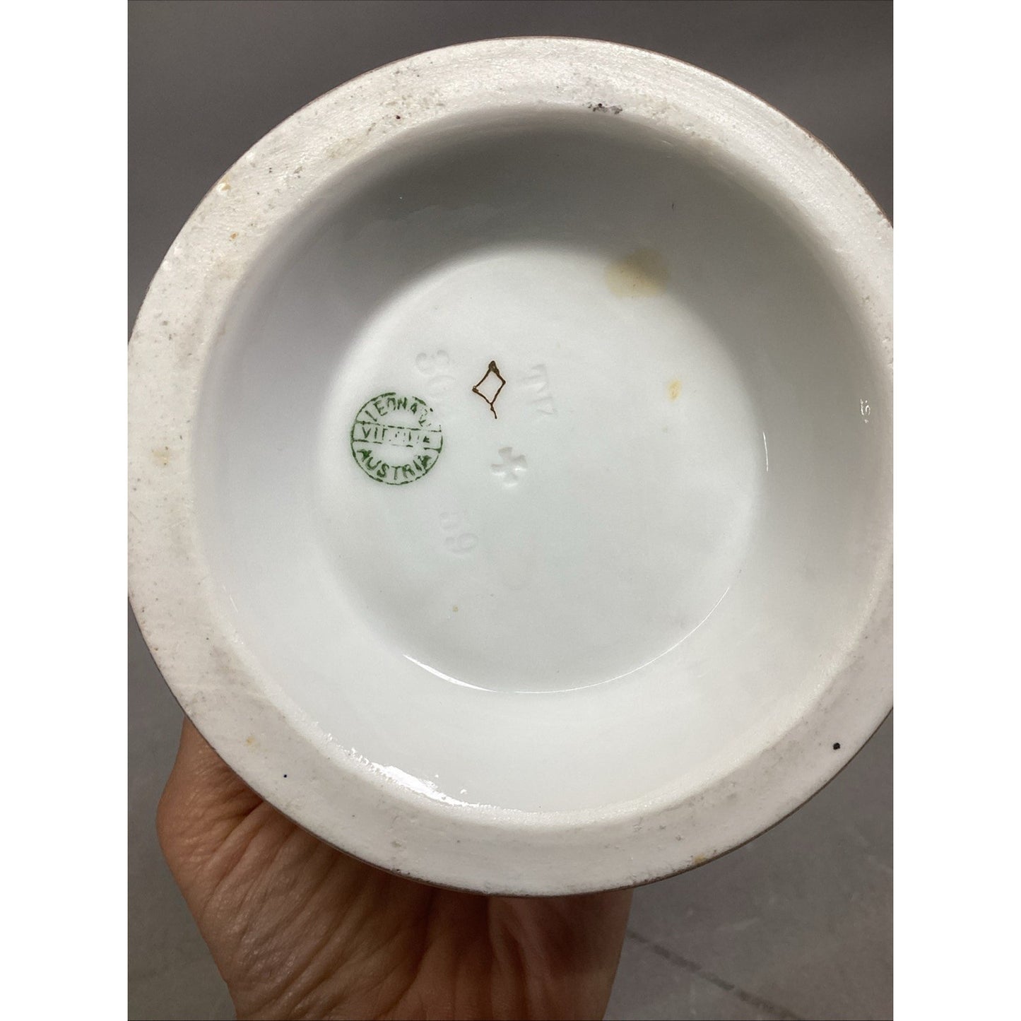 Antique Leonard Porcelain Shaving Mug - Made In Vienna, Austria