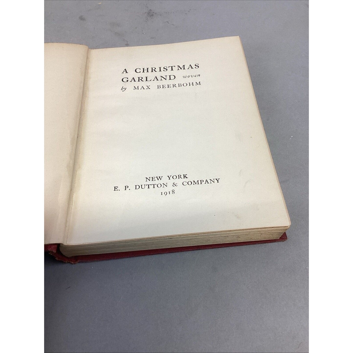 A CHRISTMAS GARLAND By Max Beerbohm - From 1918.