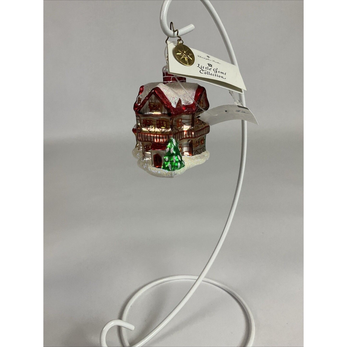 Christopher Radko "Tudor View Gem" Christmas Ornament