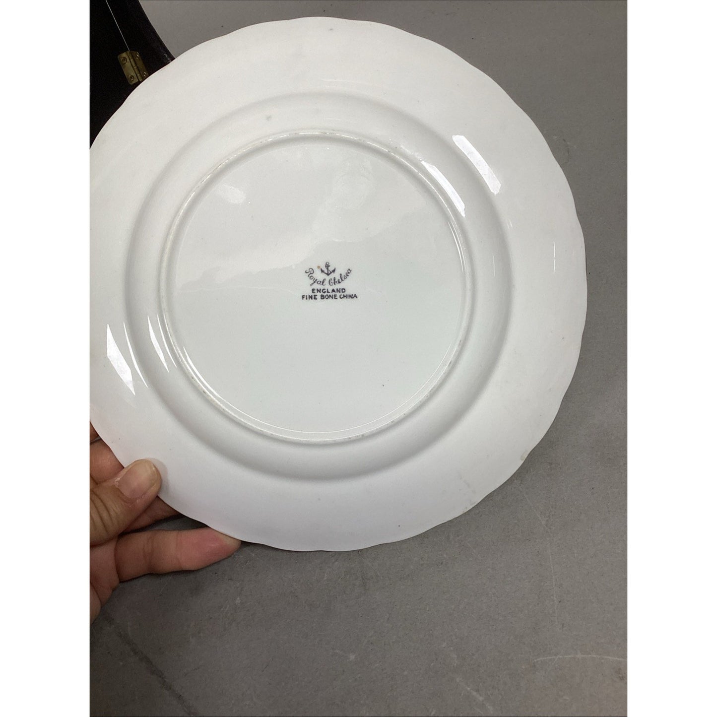 Royal Chelsea ‘Golden Rose’ Plate - Bone China - 8”D - Made In England