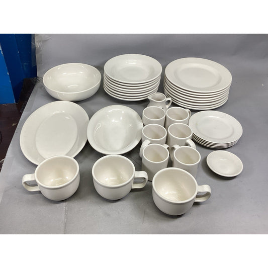 Homer Laughlin China - Set Of 34 Bowls, Plates, Mugs, Soup Bowls & More