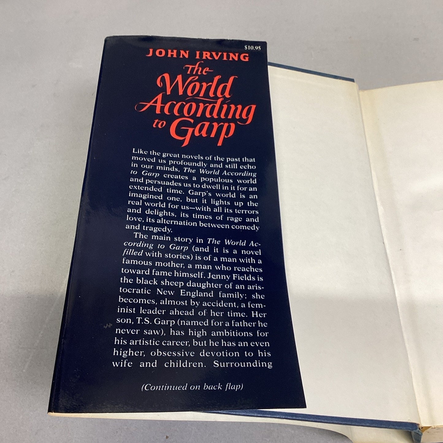John Irving, The World According to Garp - A Novel - 1978