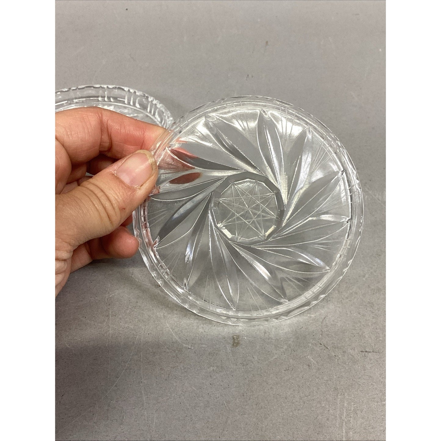 Vintage Echt Bleikristall - West Germany - Crystal Coasters