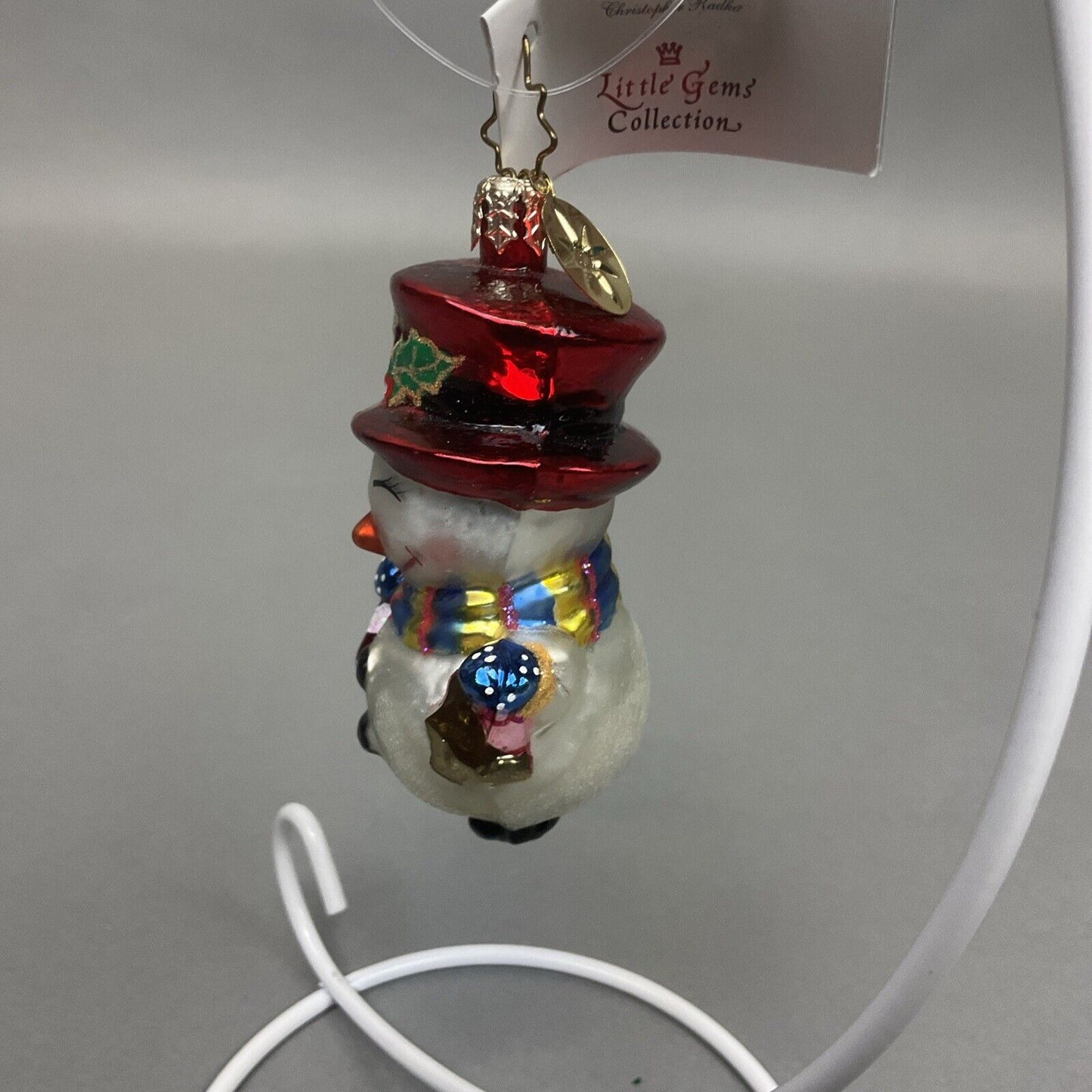 Radko "Chicks Ahoy” + “Snow Chum Charlie” Christmas Ornament/ Damaged