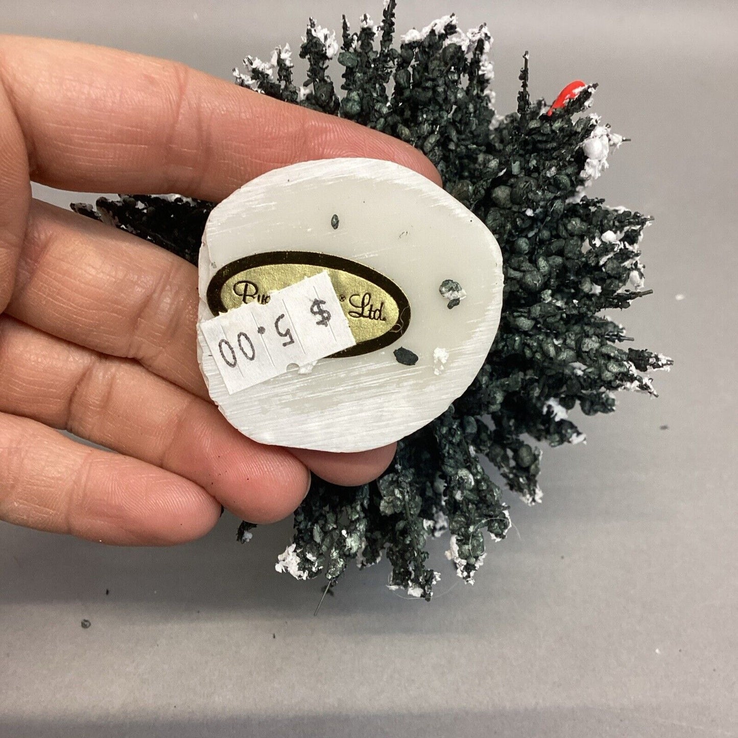 Set Of 3 Byers Choice Snow Capped Christmas Trees