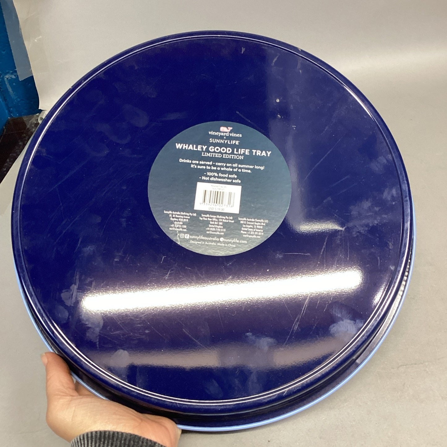 Lot Of 20 July 4th American Flag Decorations- Platters/Plates/Napkins/Ice Cubes