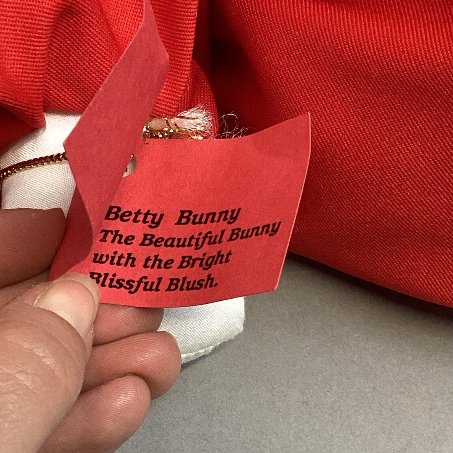 Vintage Betty Bunny Plush Decorative Rabbit - 22”