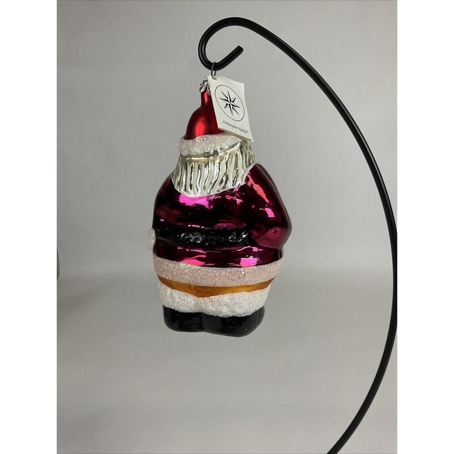 Radko ROUND ABOUT SANTA Christmas Ornament LARGE