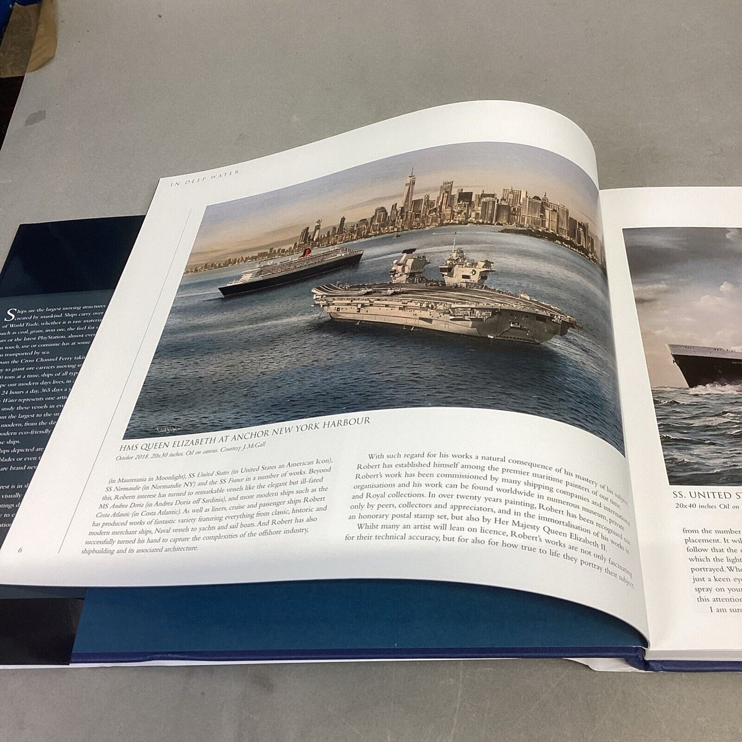 In Deep Water Maritime Art Of Robert Lloyd (Signed)/The Marine Art Of Harley C.