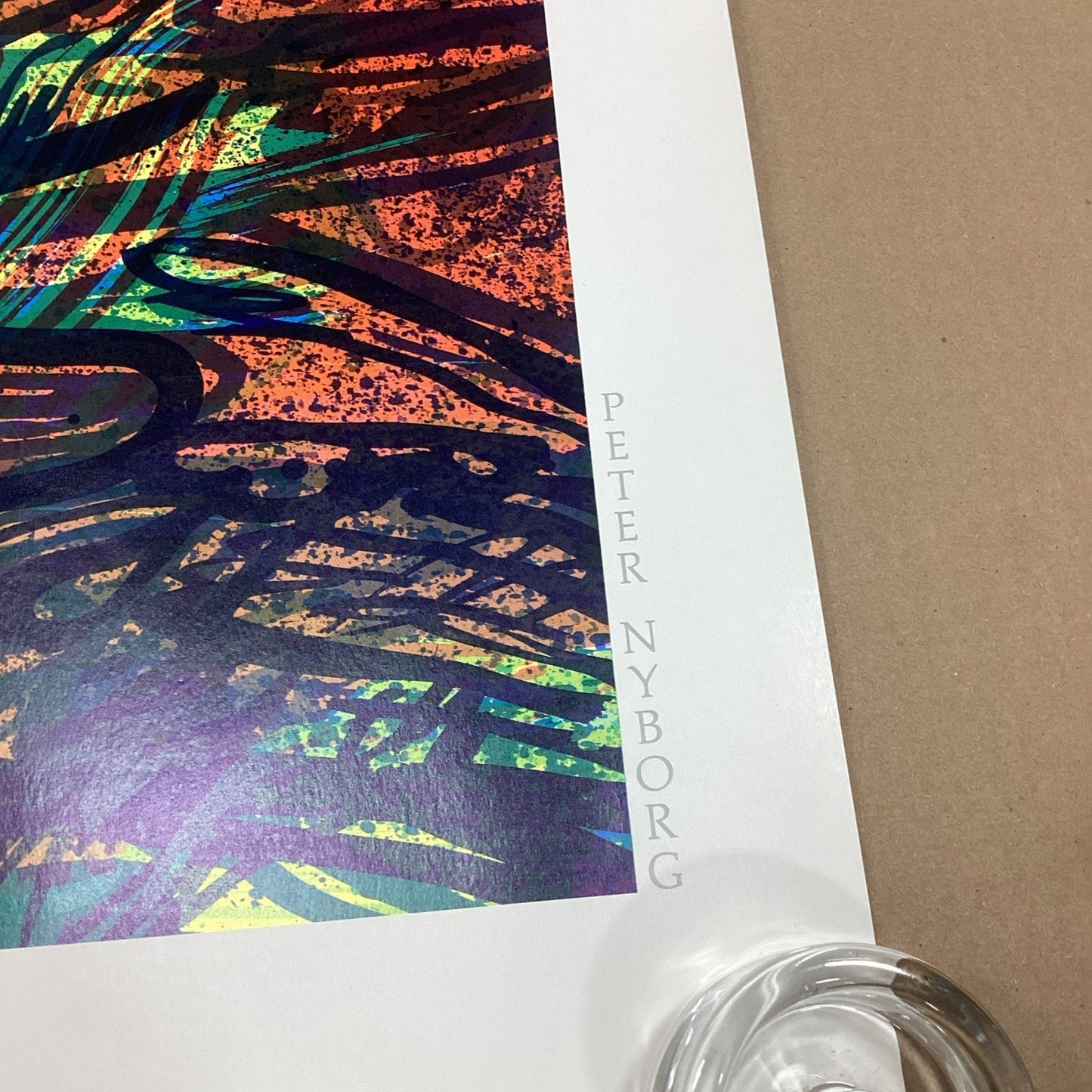 Peter Nyborg Abstract Art Poster- 35.5x23.5”