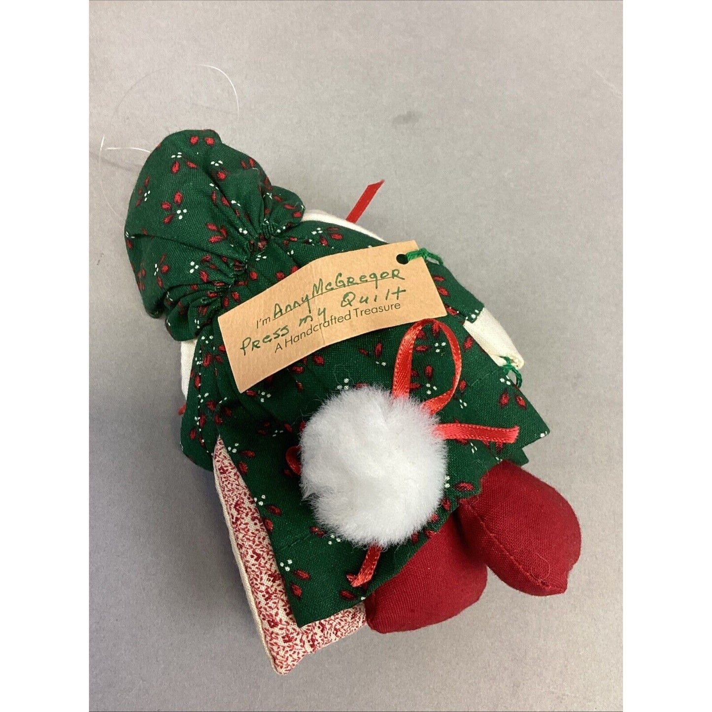 Peter McGregor And Anny McGregor Handcrafted Bunny Ornaments