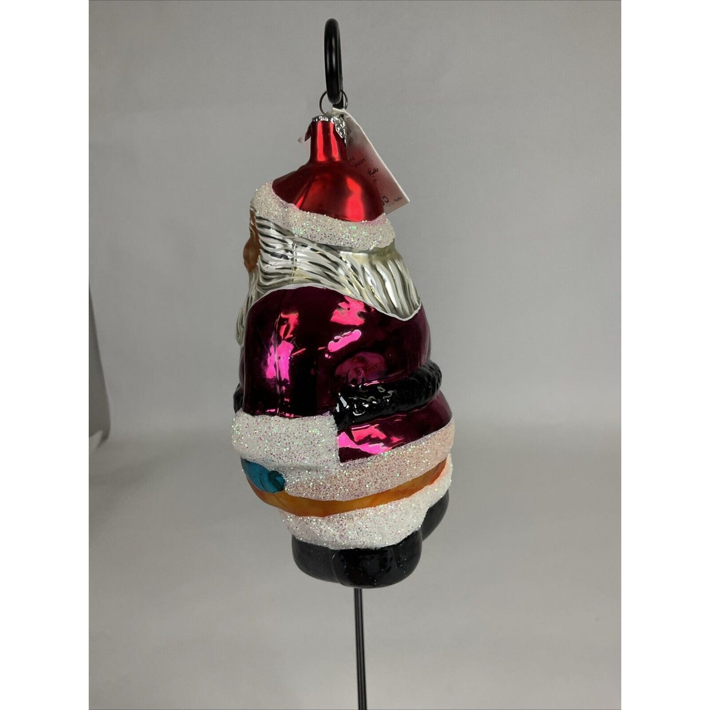 Radko ROUND ABOUT SANTA Christmas Ornament LARGE