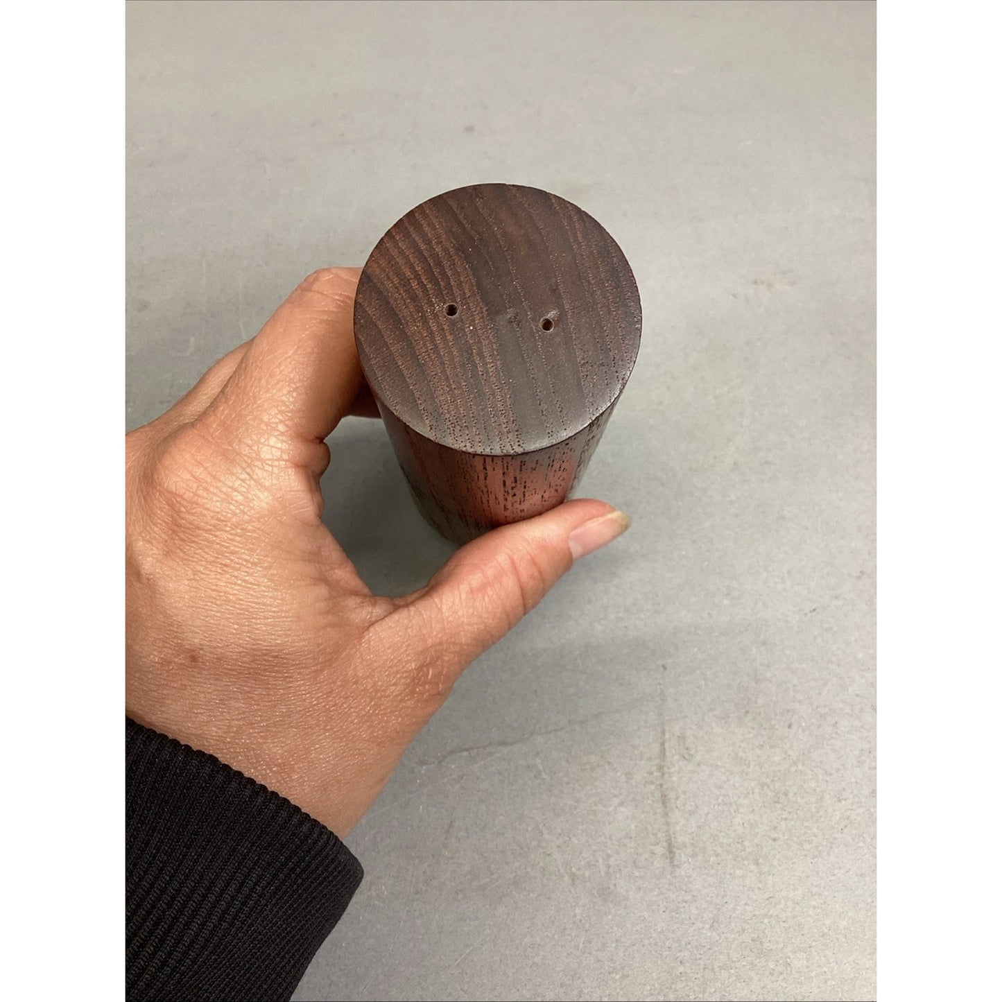 Vintage Wooden Salt & Pepper Shakers - 4”H