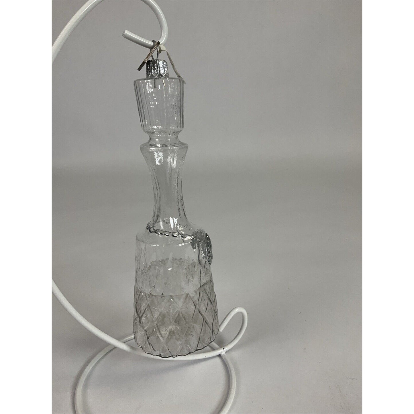 EC Eric Cortina Poland Glass Vodka Bottle Christmas Ornament