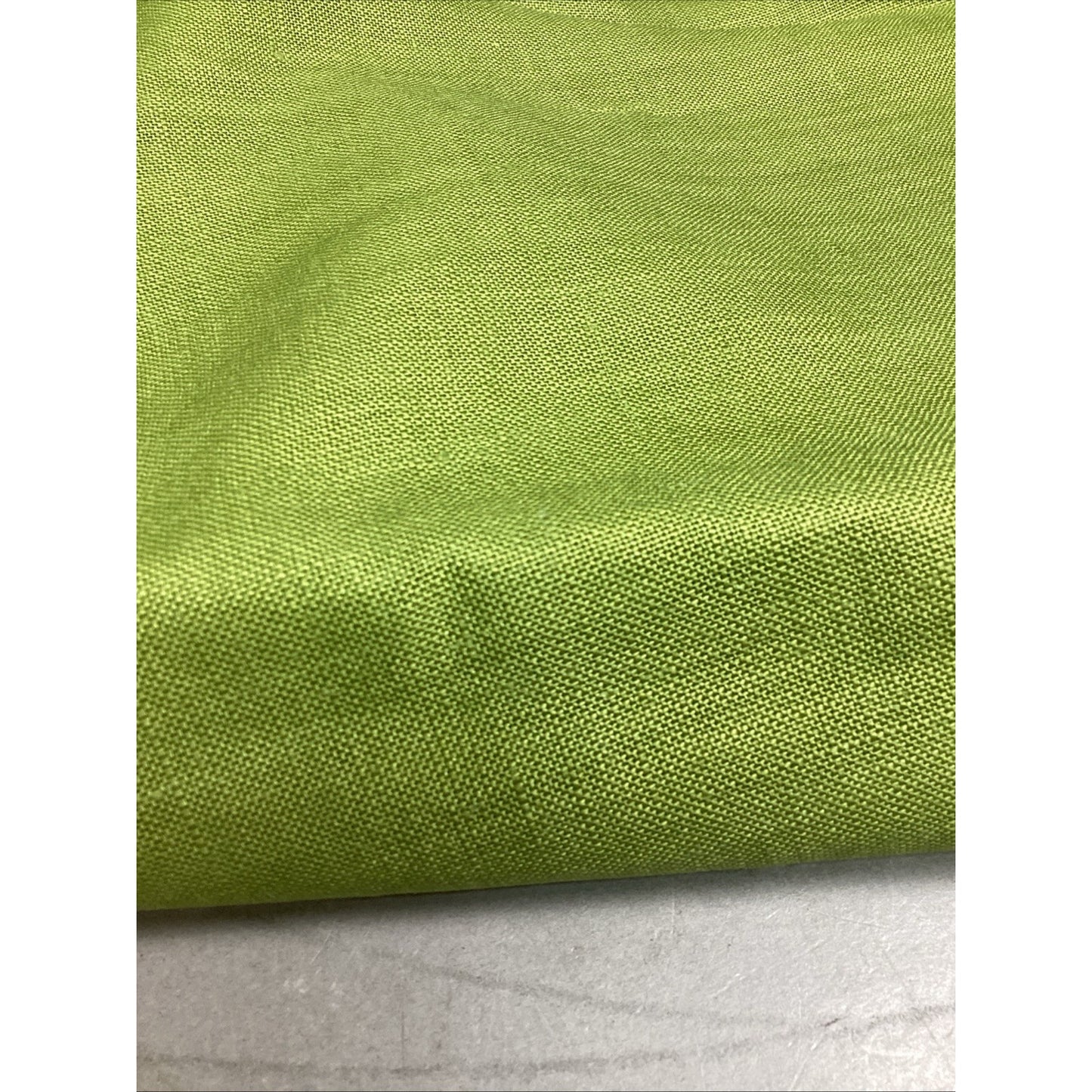 Set Of 2 Green Material For Tablecloth/Crafts/Blanket Making Fleece And Canvas