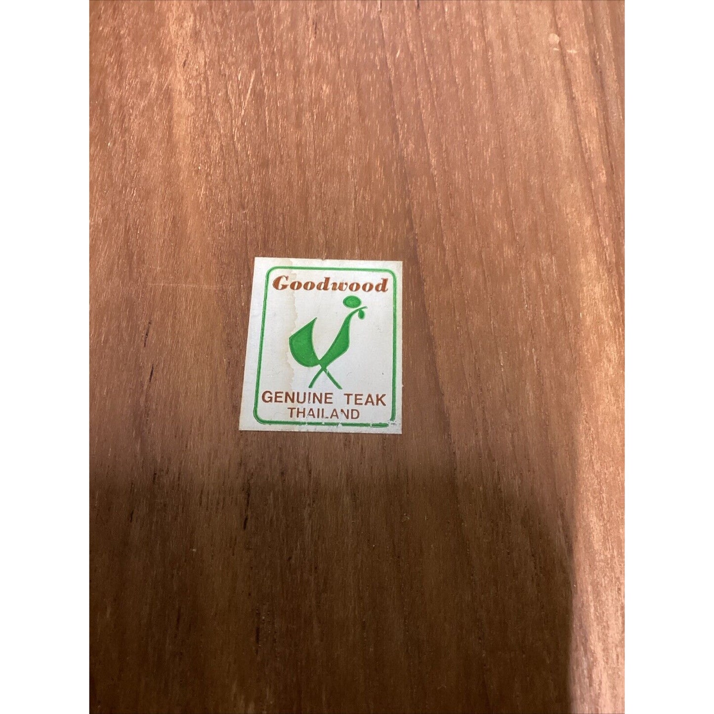 Goodwood Genuine Teak Fish Meat Footed Cutting Board With Handles - 19x13”
