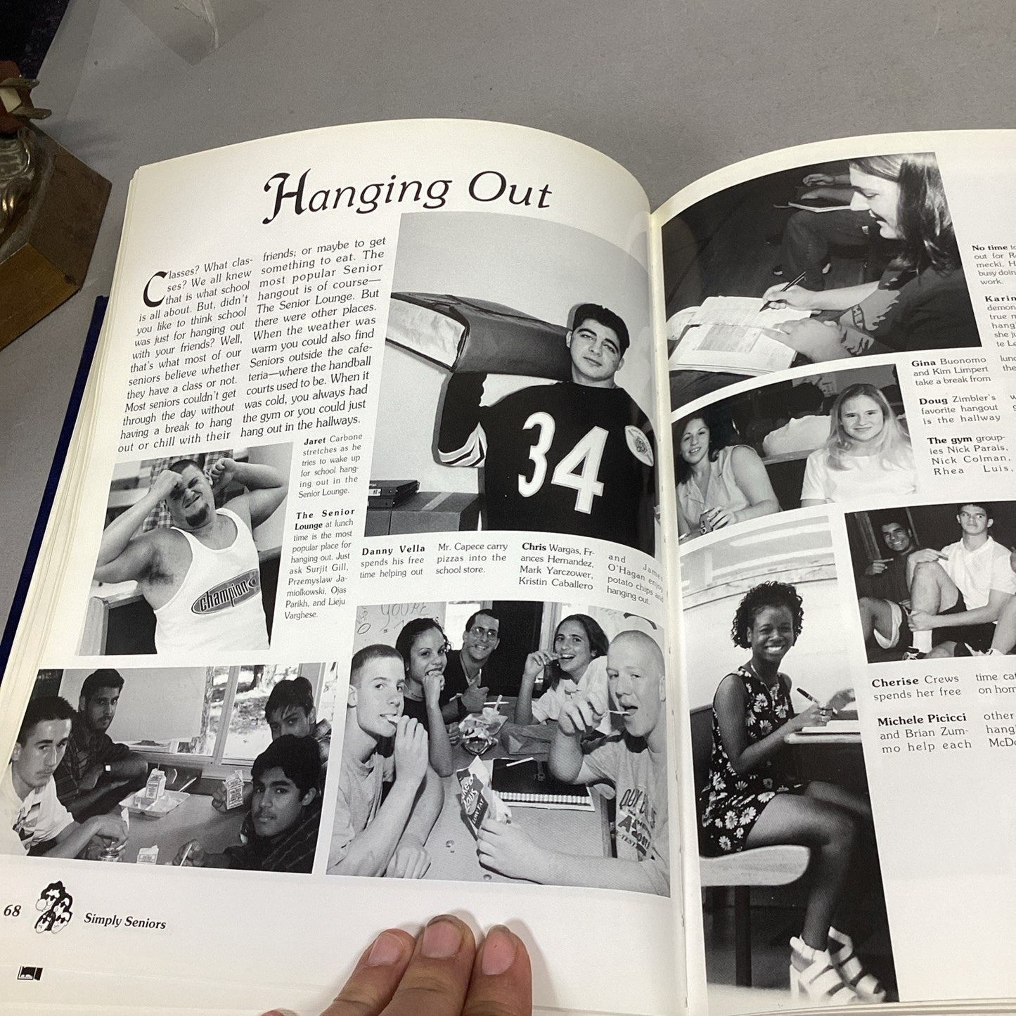 1998 New Hyde Park Memorial Highschool Gladiators Yearbook
