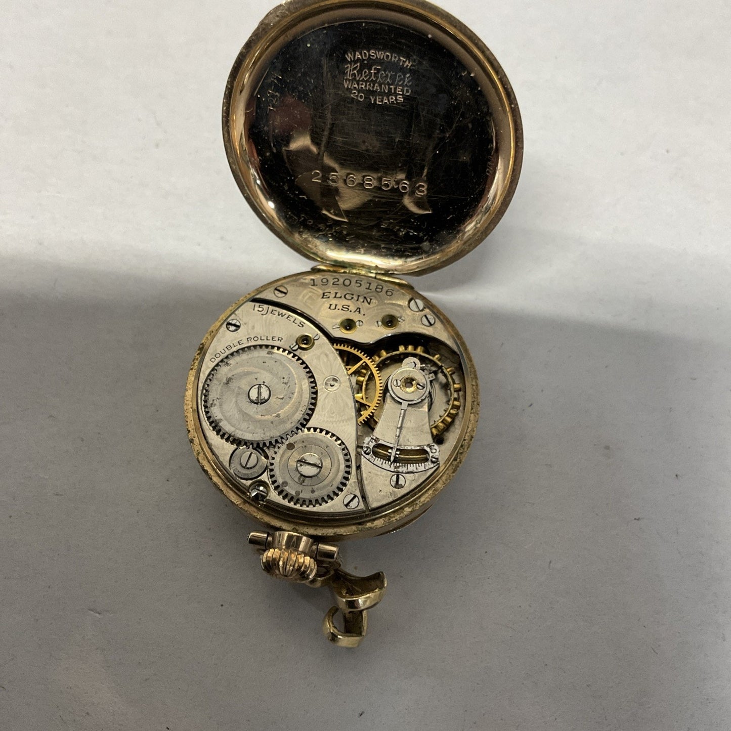 Vintage Elgin manual Wind Masconic Pocket Watch