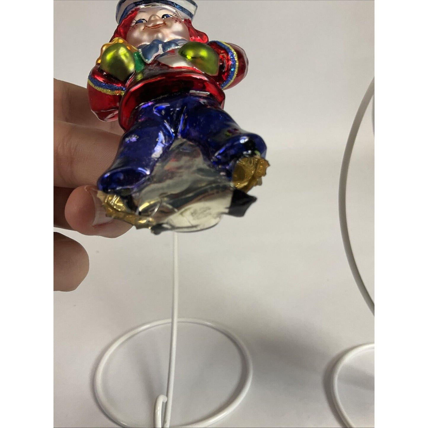 Radko Vintage King Henry VIII + Rags To Romance Boy Christmas Ornaments /Damaged