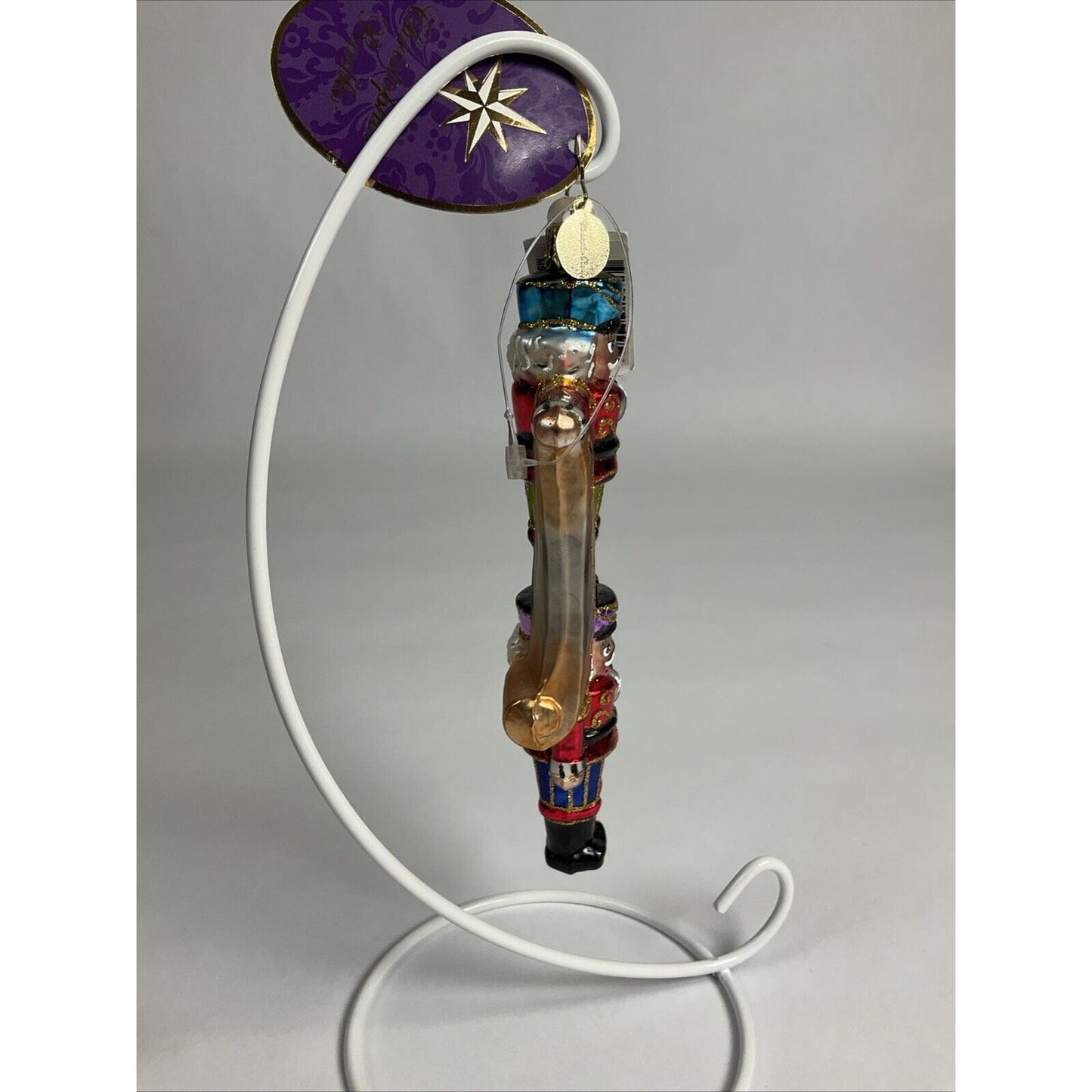 Christopher Radko New Year Nutcracker Glass Christmas Ornament 2013