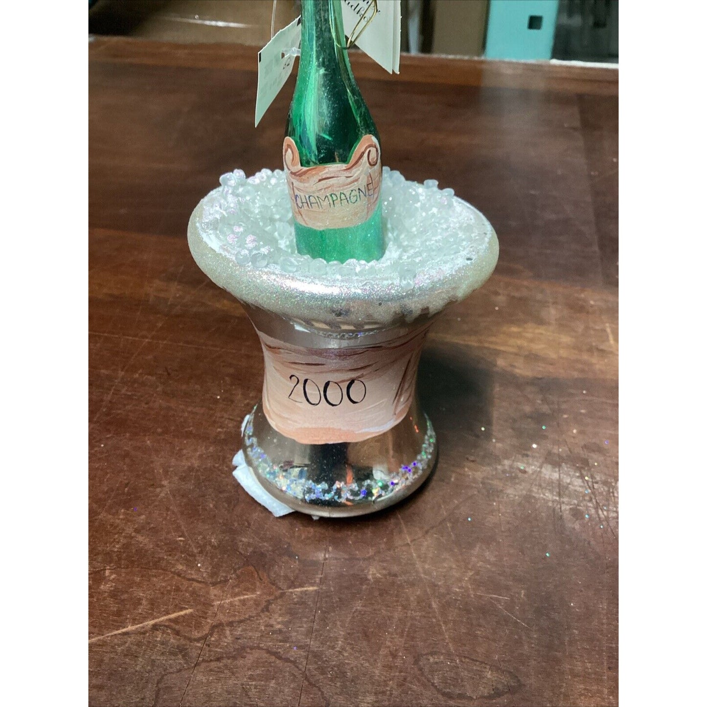 VTG Radko Grand Toast Year 2000 Y2K Champagne Bottle Bucket - Broken At Base