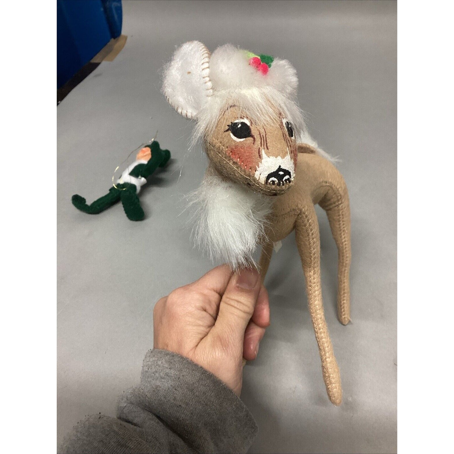 Vintage Annalee 2 Reindeer And 1 Mischievous Elf