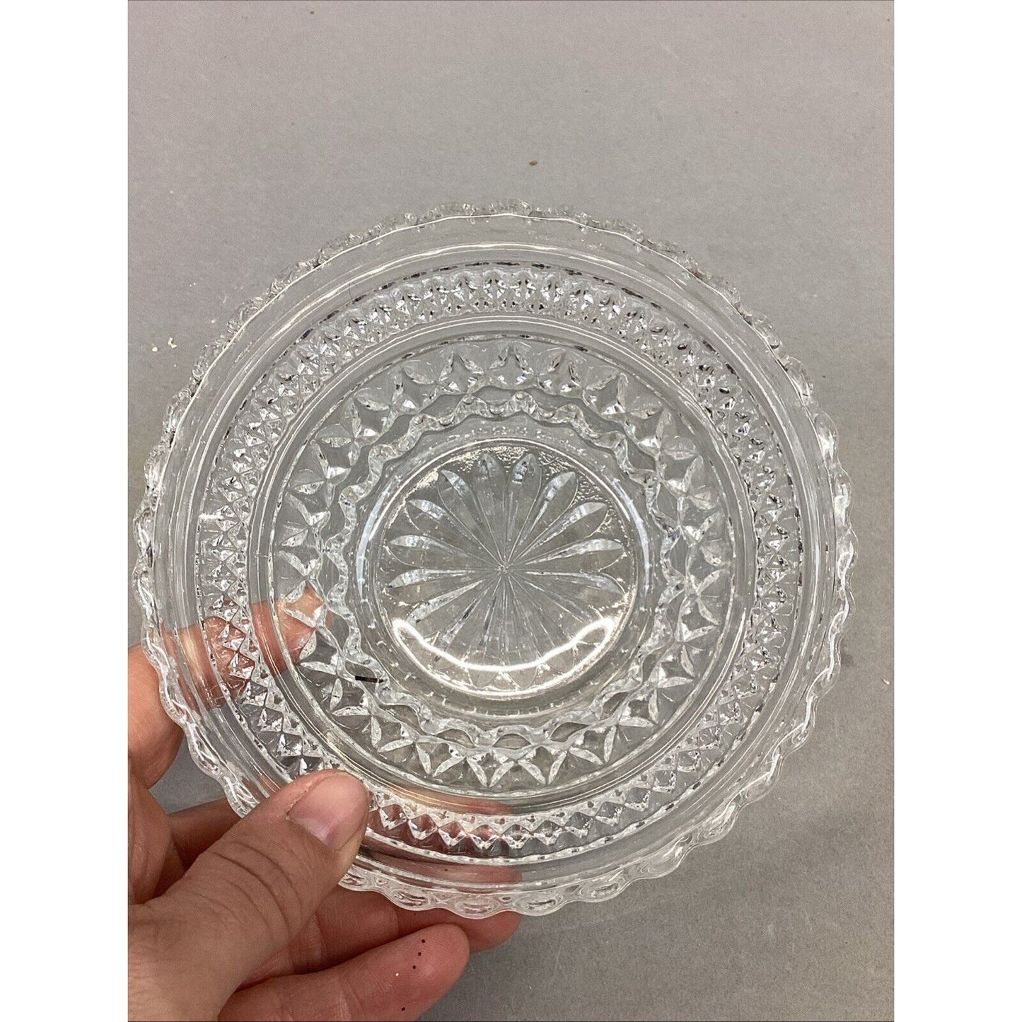 Set Of 2 Anchor Hocking Wexford Small Bowl & Indiana Glass Divided Serving Tray