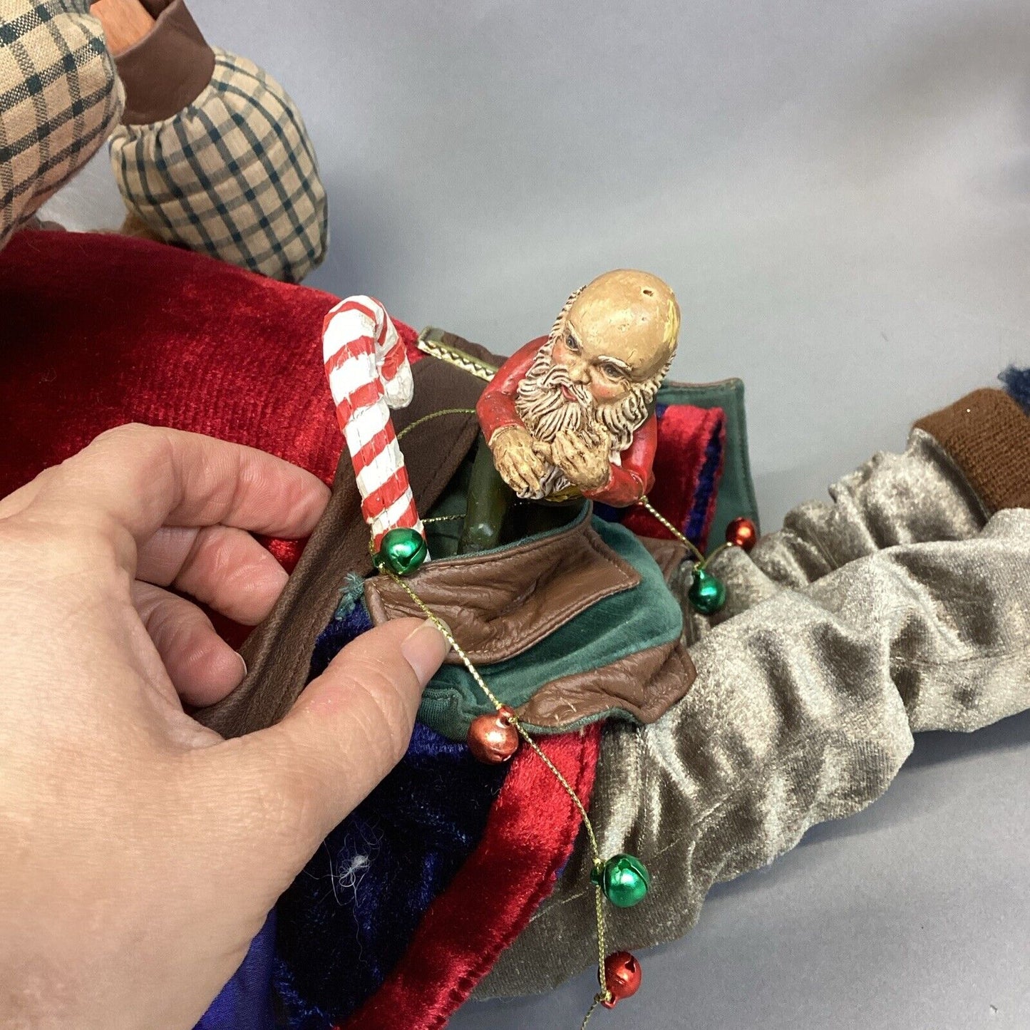 Vintage Large Norwegian Christmas Wood Maker Elf Doll - 30”