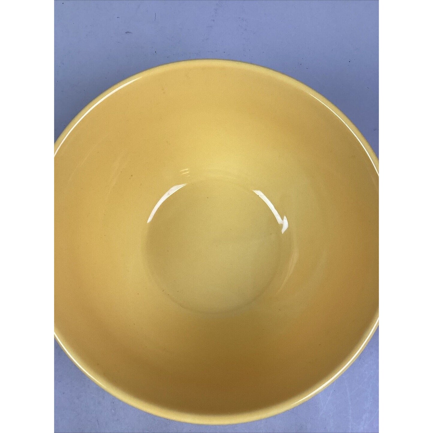 Vintage Large Yellow Salad Or Mixing Bowl - 4.5”Hx10”D