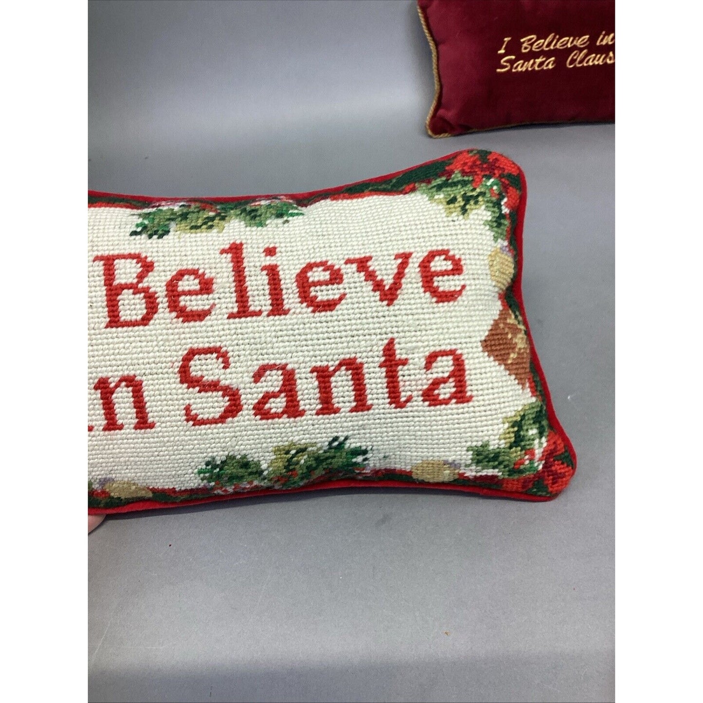 Lot Of 5 Christmas Santa Claus Decorative Pillows