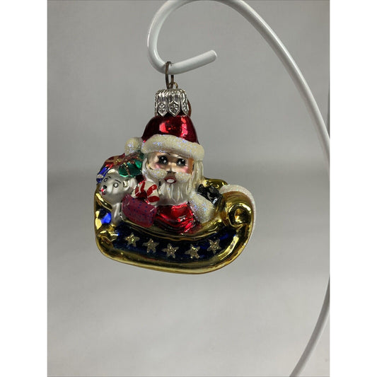 Christopher Radko “Now Dash Away Gem” Christmas Ornament