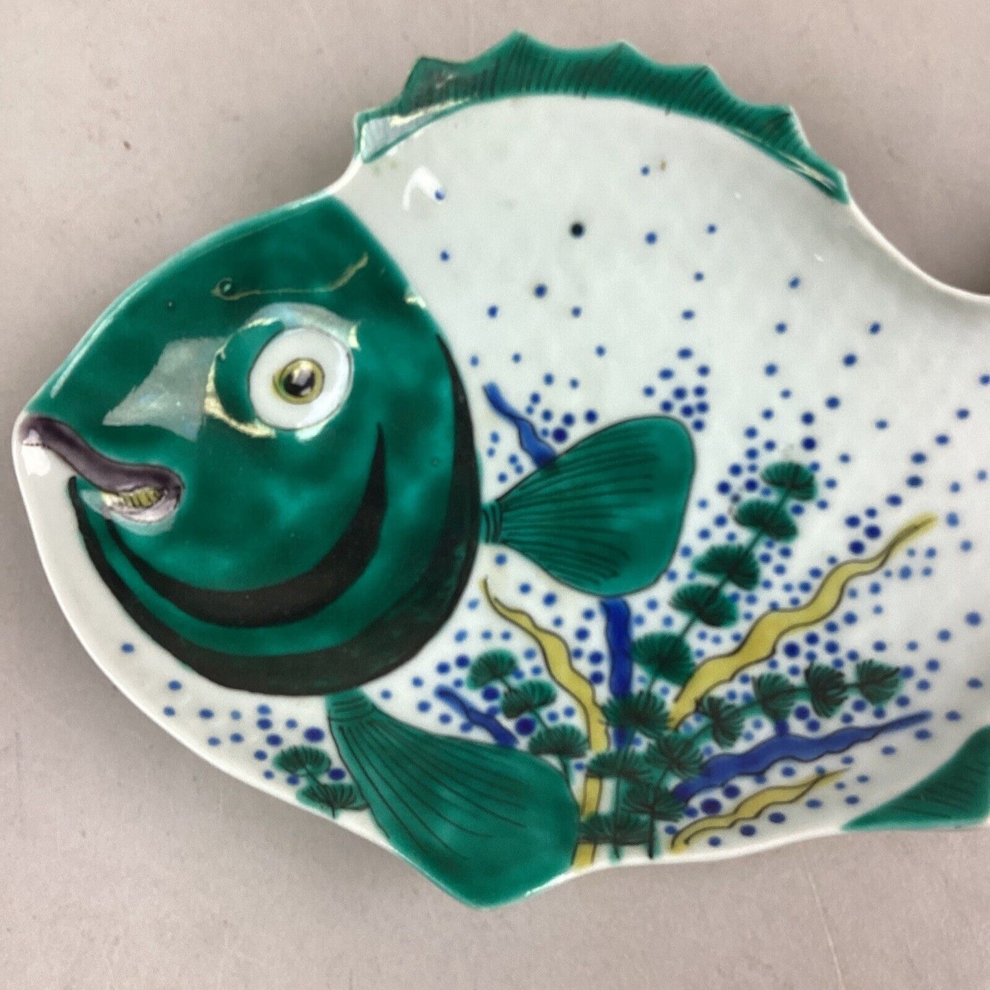 Arita Japan Fish Shaped Plate