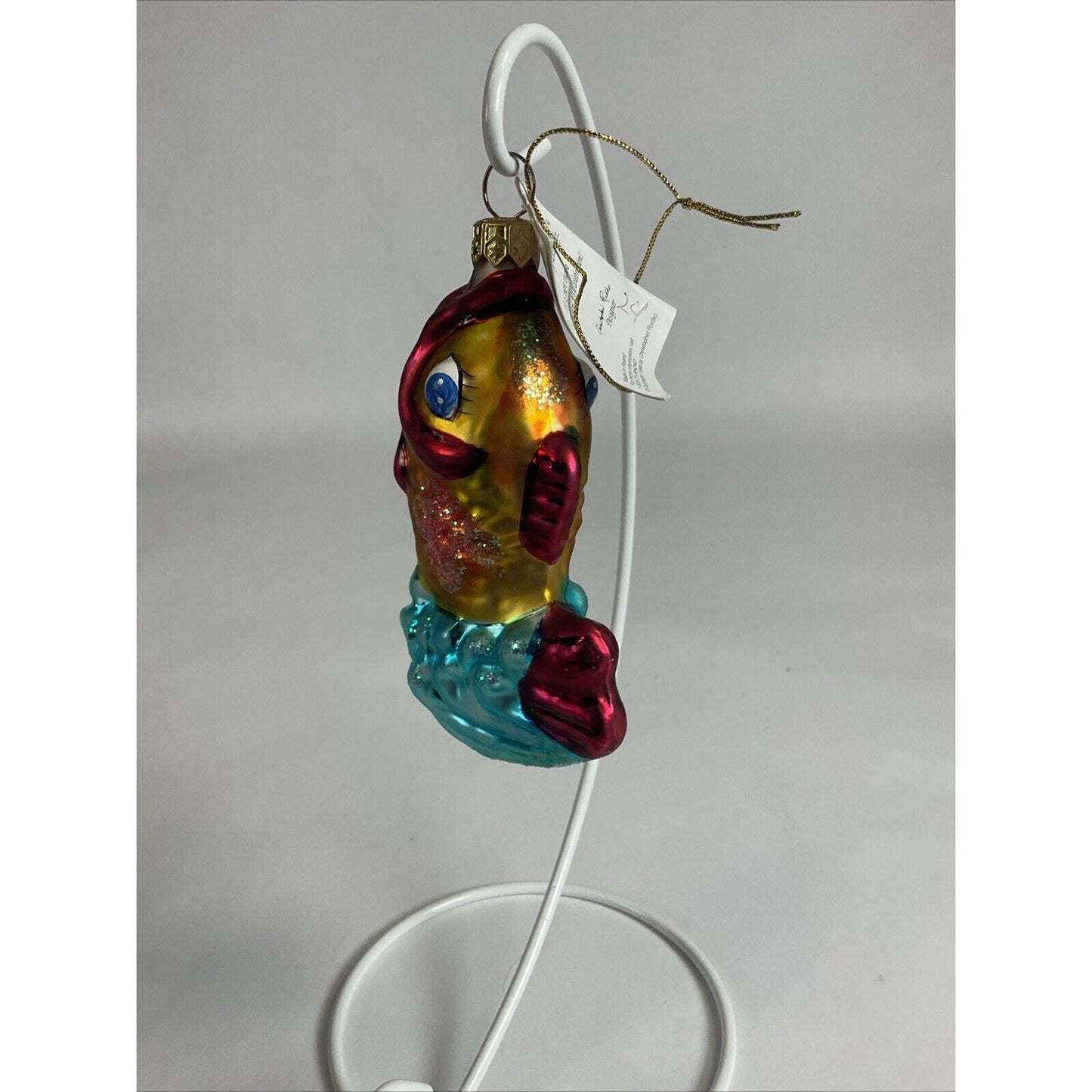Christopher Radko, "SPLASH" Glass Christmas Ornament 1997