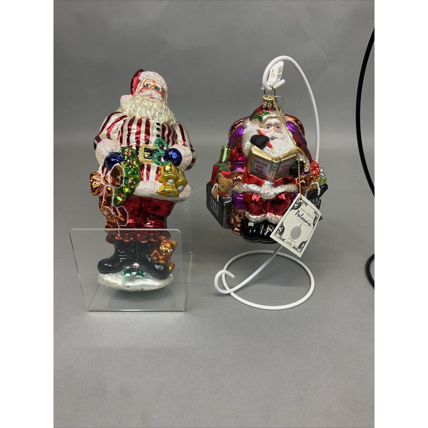 Polonaise Collection Saks 5th Ave Santa + Radko Ring In The Holidays / Damaged