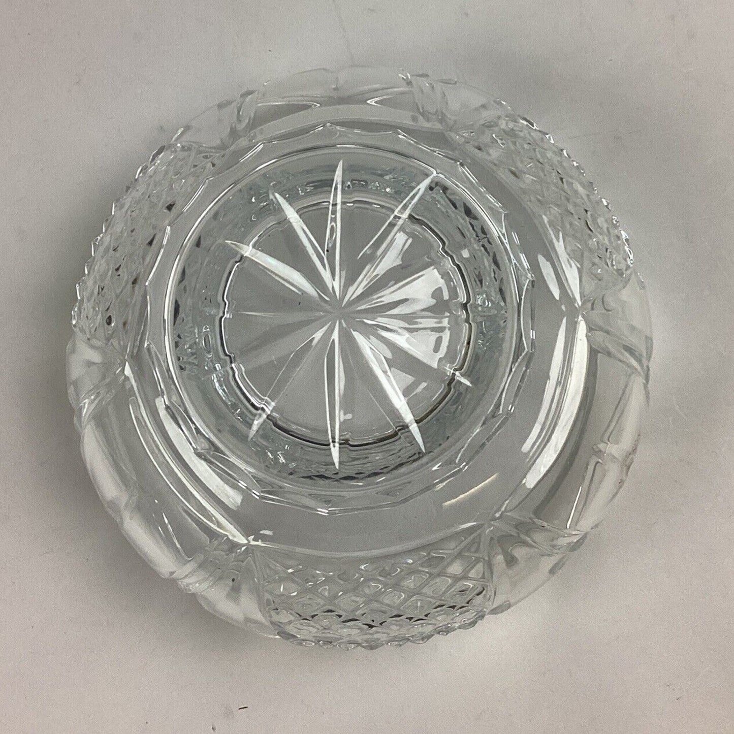 Vintage Galway Irish 24% Lead Crystal Salad Bowl