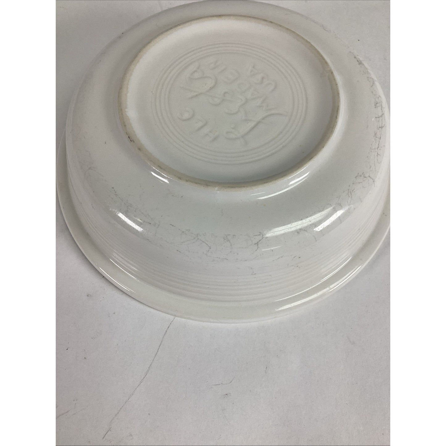 Vintage Yellow And White Fiesta Bowls - Made In USA